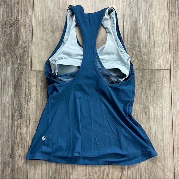 LULULEMON Cross Conditioning Tank Carbon Blue - Picture 4 of 5
